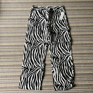 Urban Outfitters Zebra Straight Leg Pants